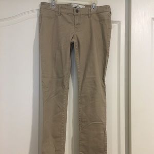 hollister khaki jeans